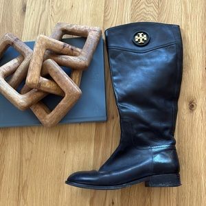 Tory Burch Tall Leather Riding Boots